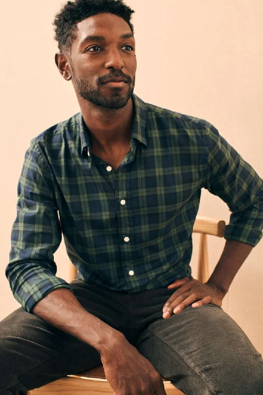 Faherty The Movement™ Shirt in Blackwatch Plaid Masculine Men's  Masculine Men's 