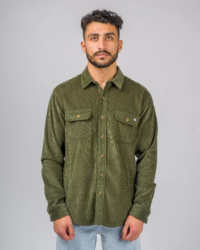 Yonder Corduroy  L/S Shirt Vintage Men's 1970S Disco Vintage Men's 1970S Disco