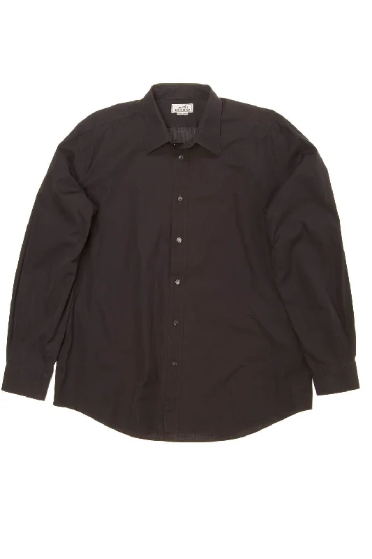 Hermes - Midnight Blue Dress Shirt - IT 43 Minimalist Men's Casual  Minimalist Men's Casual 