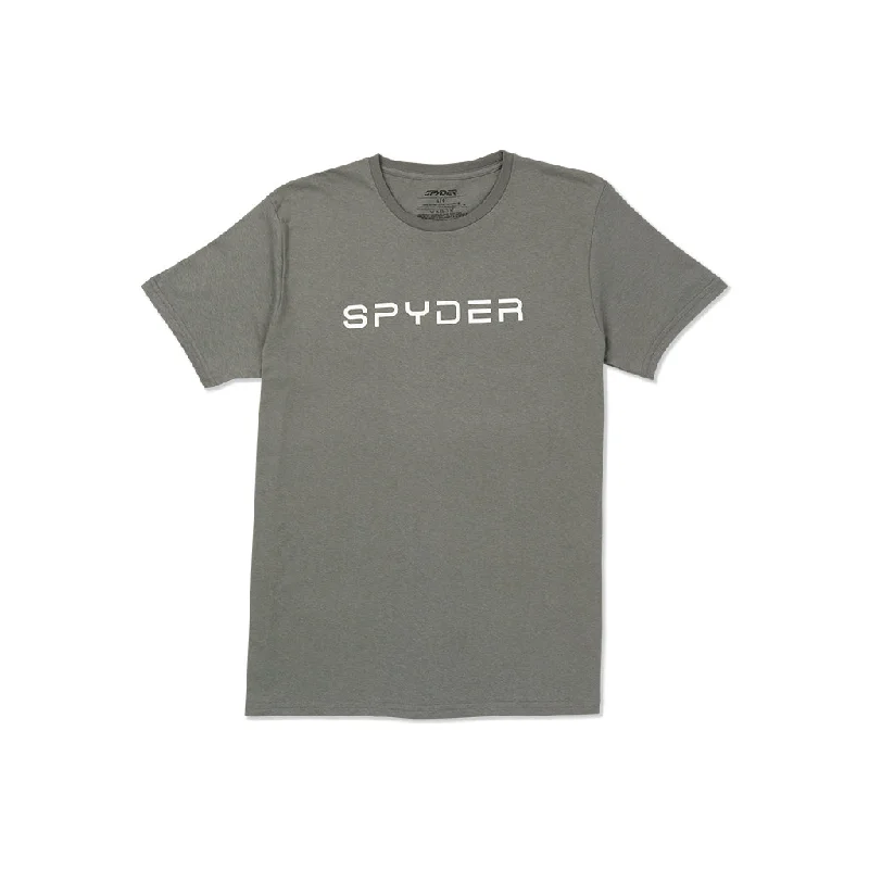 Mens Slalom Short Sleeve - Charcoal Casual Men's Loose Casual Men's Loose