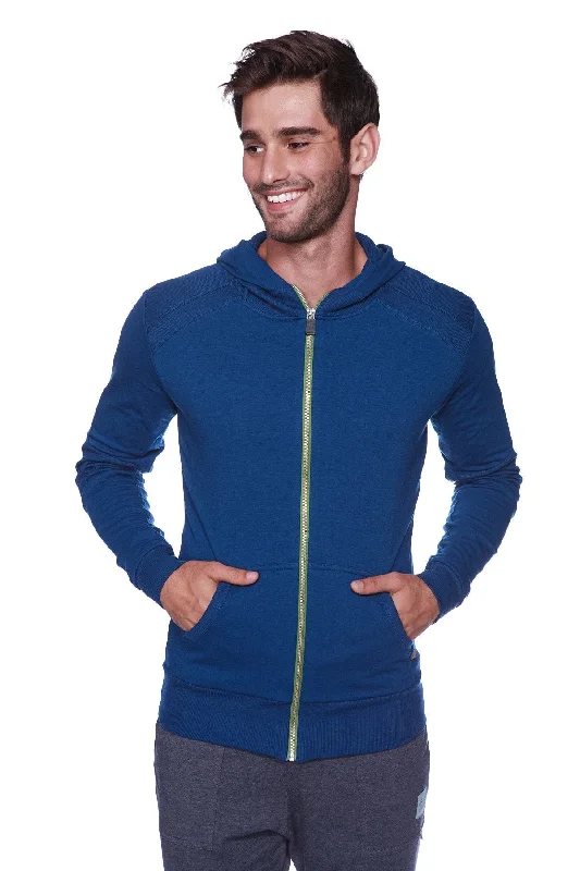 Edge Form-fit Crossover Yoga Track Performance Hoodie (Royal Blue) Tailored Tailored Edge Form-fit Crossover Yoga Track Performance Hoodie (Royal Blue) Tailored Tailored