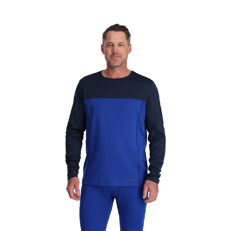 Mens Stretch Charger Crew - Electric Blue Luxurious Men's High Luxurious Men's High