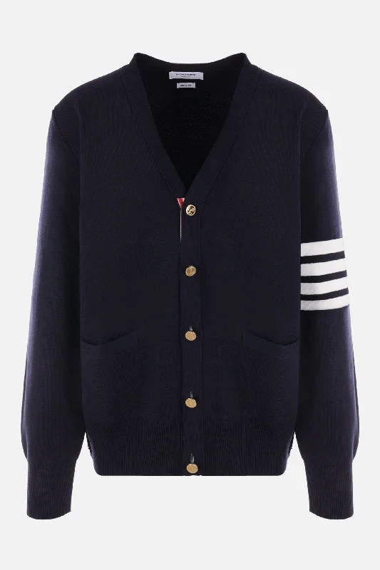 4bar cotton cardigan Tailored Tailored