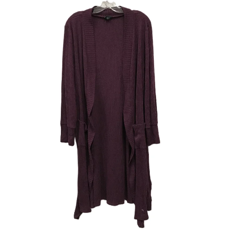 Sweater Cardigan By Torrid In Purple, Size: 2x Sharp Men's Italian