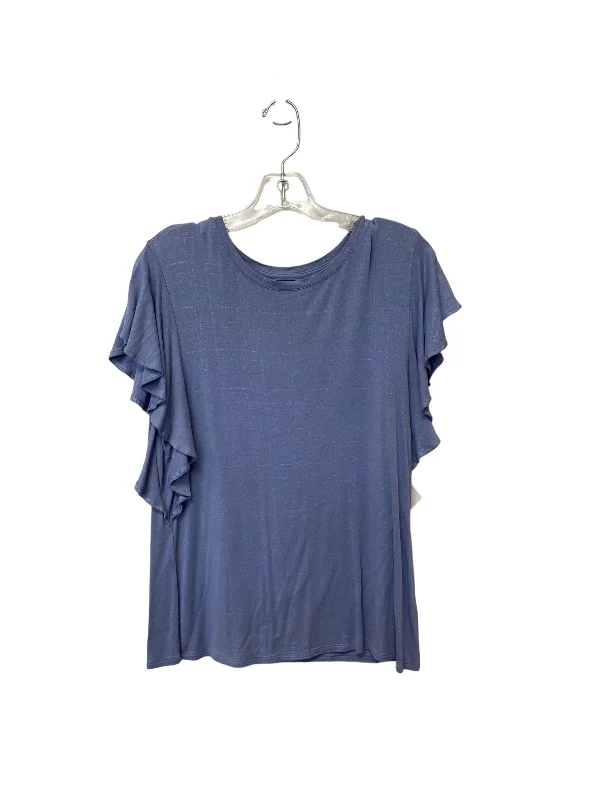 Blue Top Short Sleeve Apt 9, Size M Gym