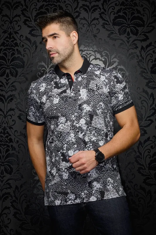 AU NOIR | Polo | Katsura Black Practical Men's Multi