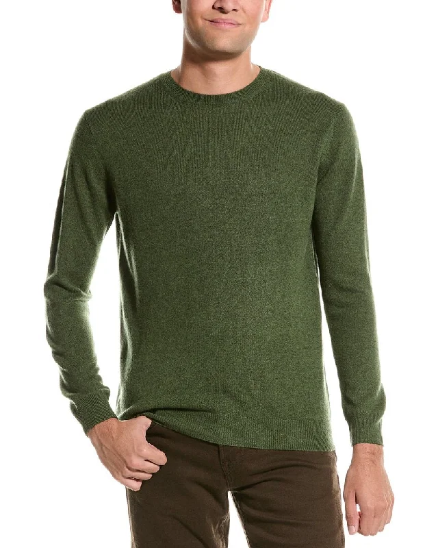 Forte Classic Crew Cashmere Sweater Sophisticated Men's French Sophisticated Men's French