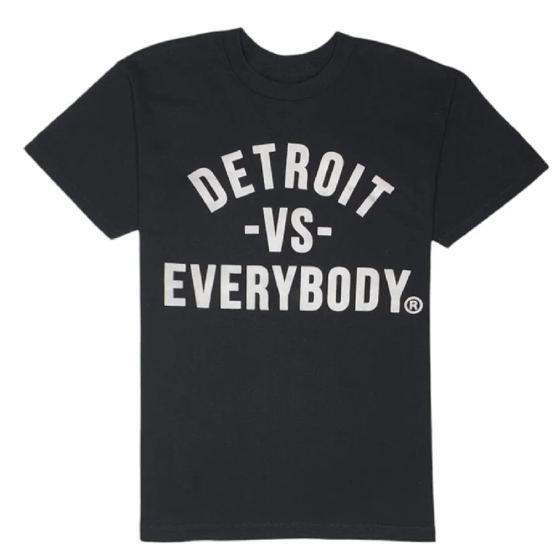 Kids Detroit Vs Everybody T-Shirt (Black/White) - KIDSDET Dynamic Men's Moto Dynamic Men's Moto