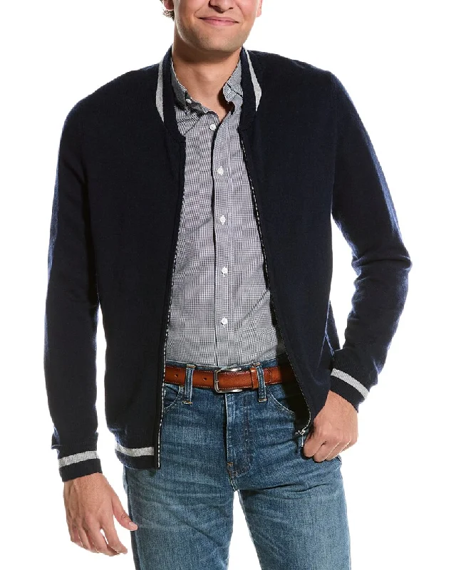 Kier + J Full Zip Wool & Cashmere-Blend Jacket Tailored Tailored