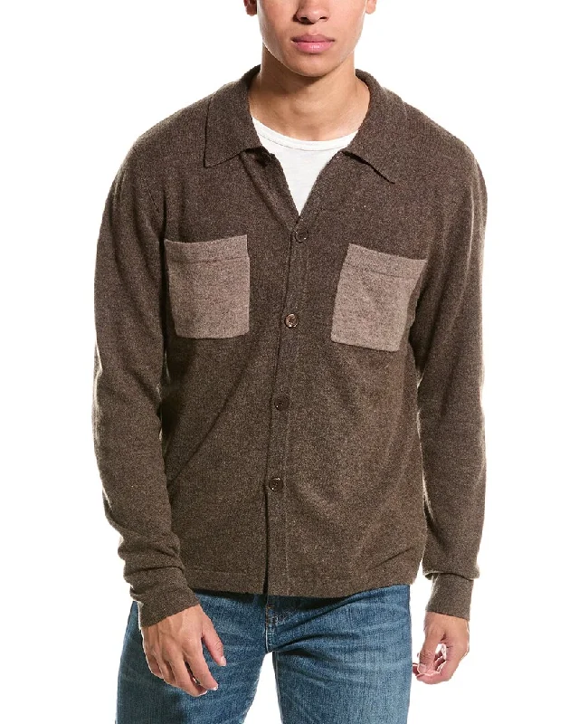 Kier+J Wool & Cashmere-Blend Overshirt Practical Men's Quick Practical Men's Quick