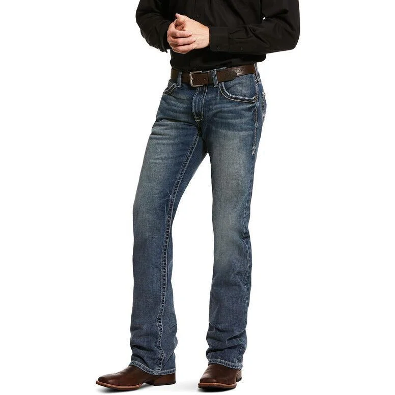 Ariat Men's M5 Slim Stretch Adkins Straight Leg Jean Lumberjack Lumberjack