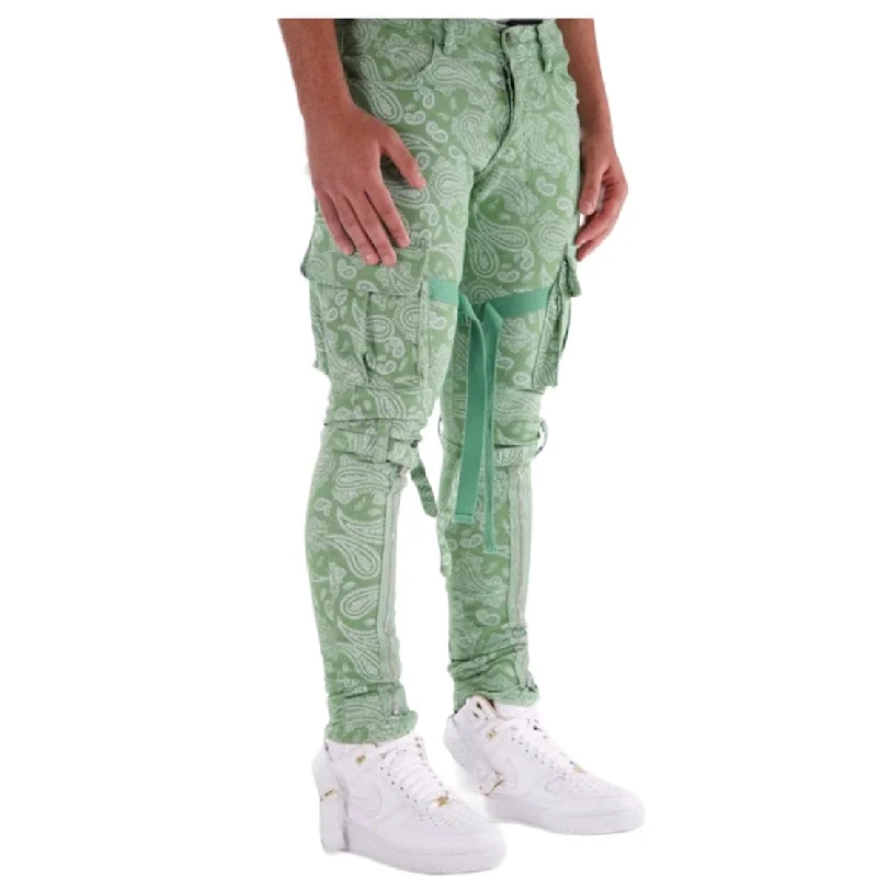 Valabasas V39 Paisley Jean (Green)- VLBS114 Unique Men's Patch Unique Men's Patch