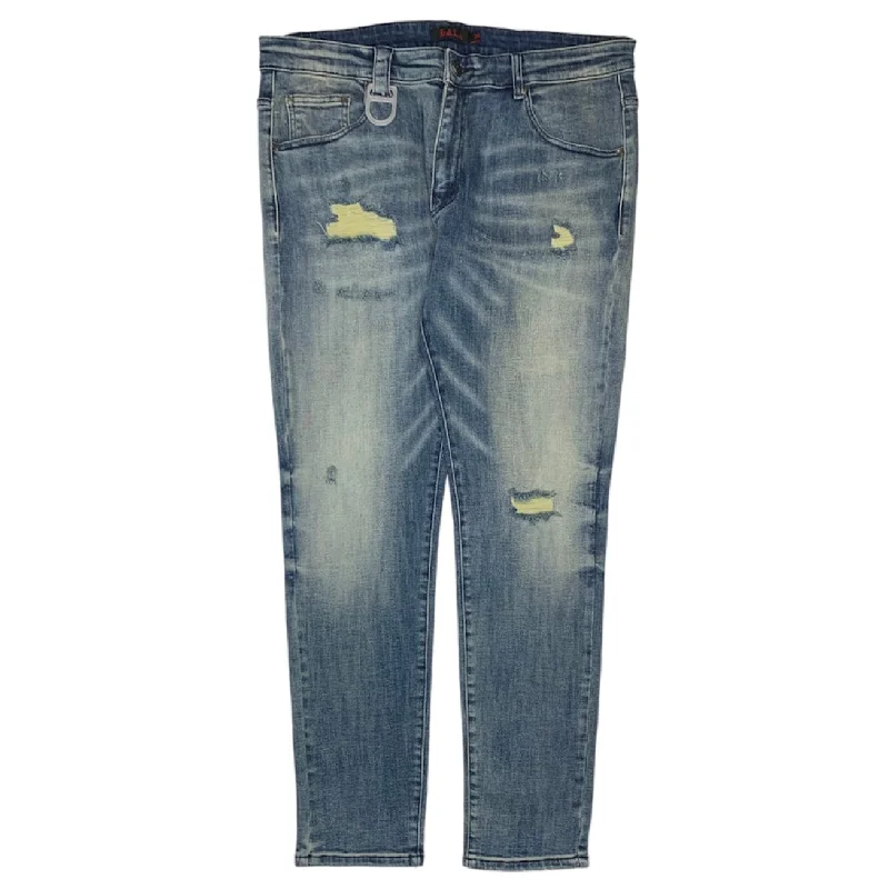 Gala Adams Denim Jean (Blue Wash) - GF10836 Athletic Men's High Athletic Men's High