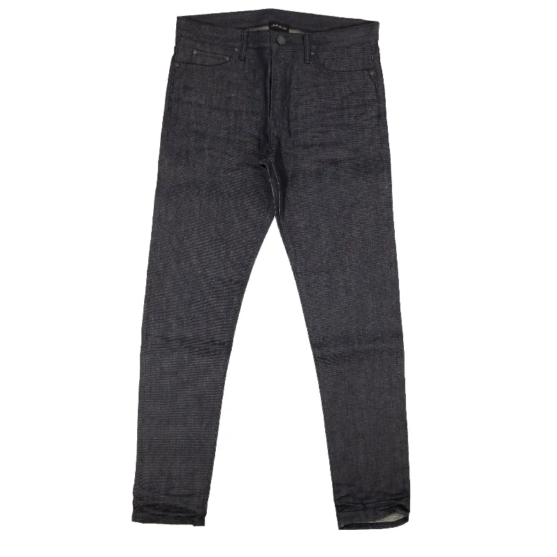 Raw Indigo Blue Cotton Cast 2 Slim-Fit Jeans Elegant Men's Cashmere Elegant Men's Cashmere