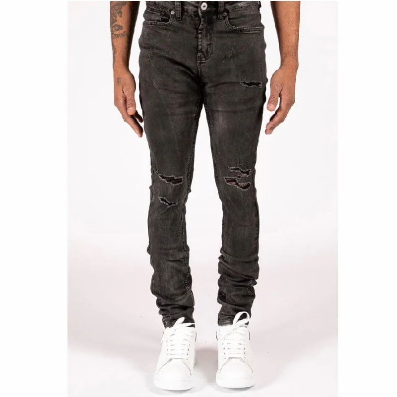 Serenede Charcoal Jeans (Coated Charcoal) CHAR-CO Laid Laid
